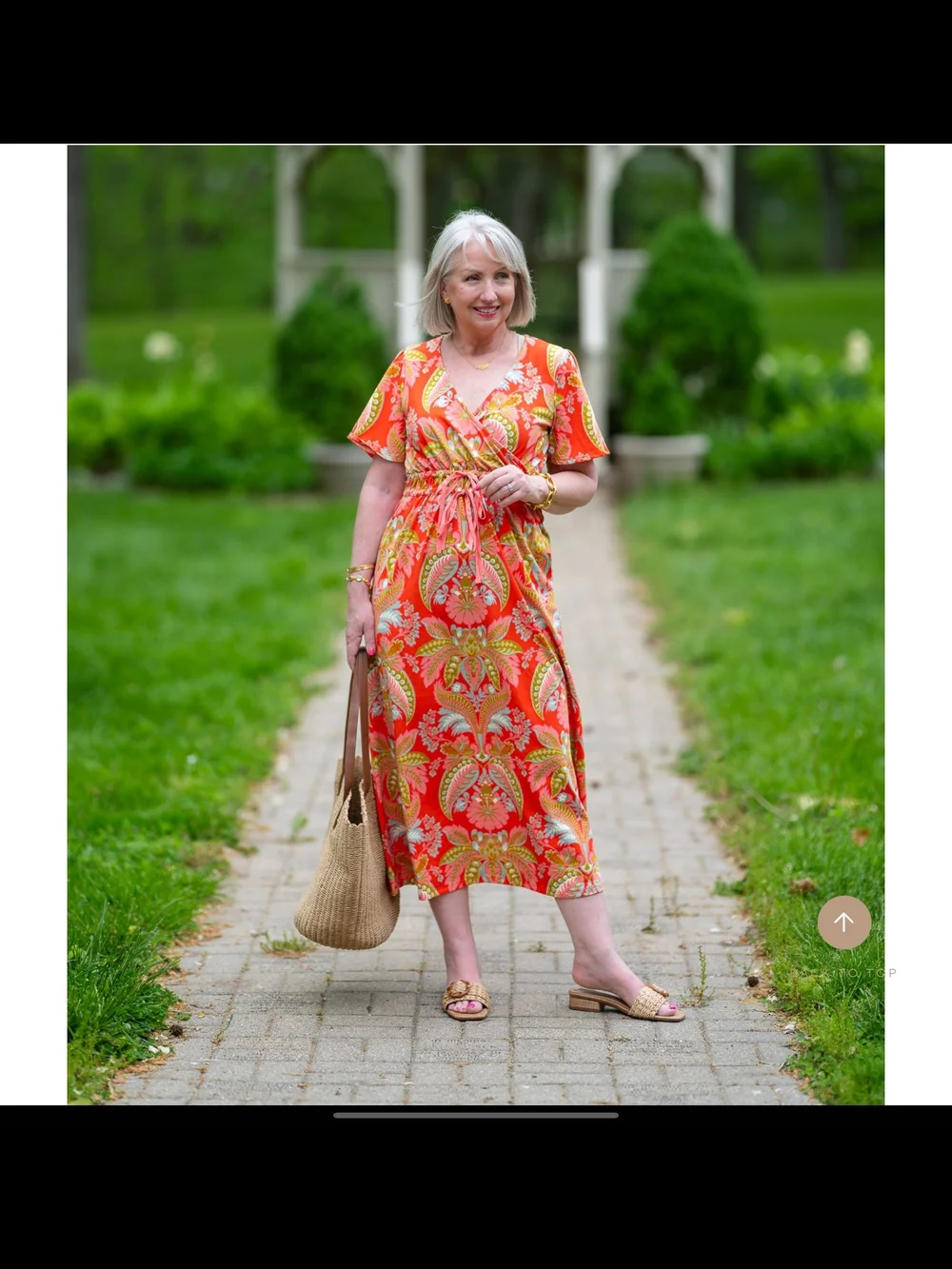 Spartina Lea Midi Dress Floral Garden Coastal Colorful Womens Large - Picture 3 of 12